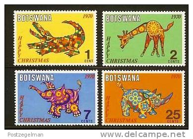 BOTSWANA 1970 MNH Stamp(s) Christmas 67-70 - Christmas