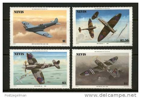 NEVIS 1986 MNH Stamp(s) Spitfire Planes 360-363 - Airplanes