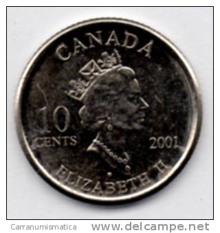 CANADA 10 CENTS 2001 - Canada