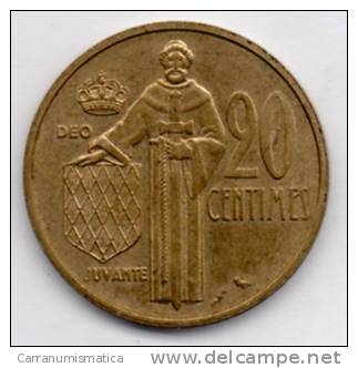 MONACO 20 CENTIMES 1962 - 1960-2001 Neue Francs