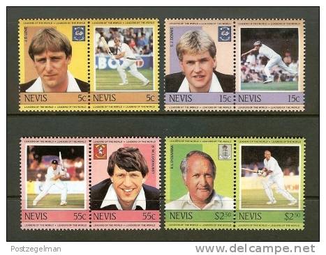 NEVIS 1984 MNH Stamp(s) Cricket Players 220-227 - Cricket