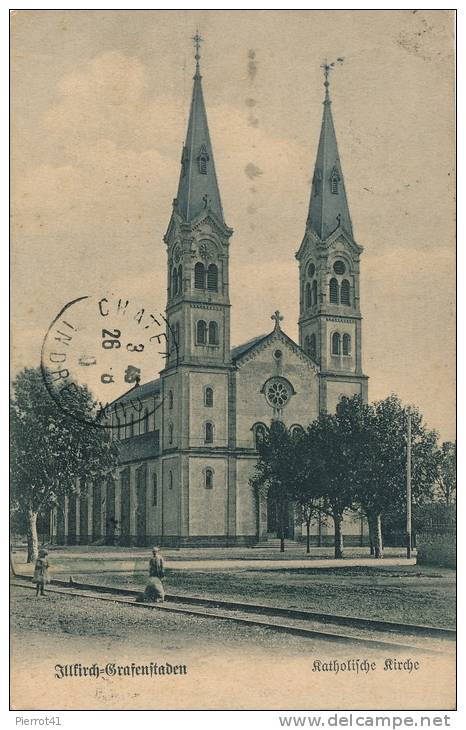 ALLEMAGNE - ILLKIRCH GRAFENSTADEN - Katholische Kirche - Elsass