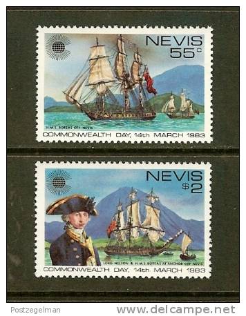 NEVIS 1983 MNH Stamp(s) Commonwealth Day Ships SG103-104 - Ships