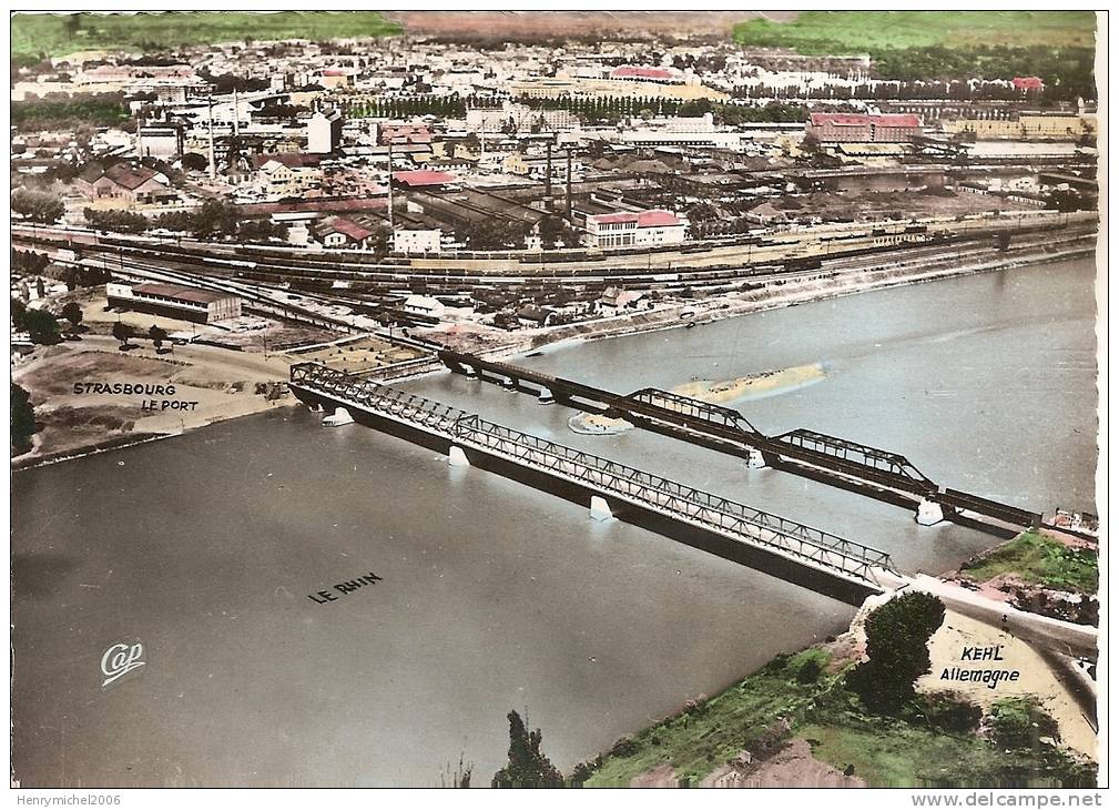 Bas Rhin - Srasbourg Les Nouveaux Ponts Du Rhin , Vue Aérienne - Strasbourg