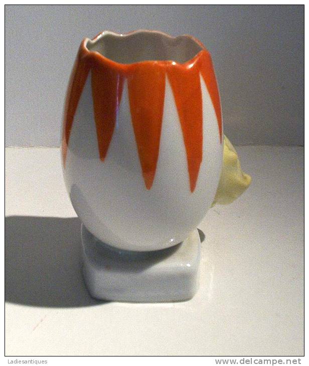 Czekoslavakia  - Objet Canard Papillon - Potje Met Een En Vlinder - Canister With Duck And Butterfly - DI1378 - Autres & Non Classés