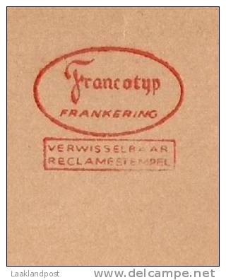 Netherlands Firm Cover With Meter RUYS Handelsver. FRANCOTYP FRANKERING  's-Gravenhage 20-3-1958 - Computers