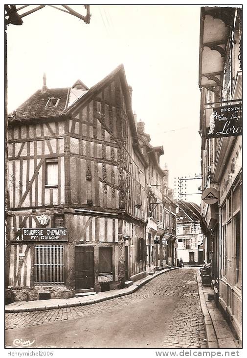 Yonne - Joigny - Boucherie Chevaline Rue Gabriel Cortel , Ed Photo Cim - Joigny