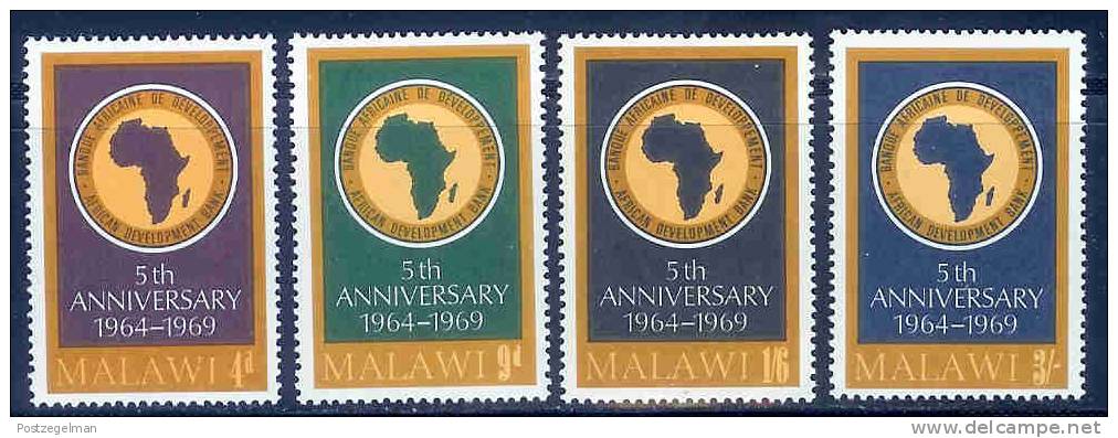 MALAWI 1969 MNH Stamp(s) African Development Bank 114-117 - Malawi (1964-...)