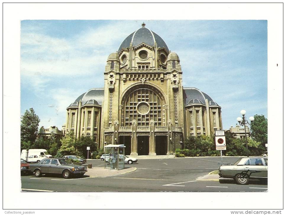 Cp, 62, Henin-Beaumont, L'Eglise, Voyagée 1989 - Henin-Beaumont