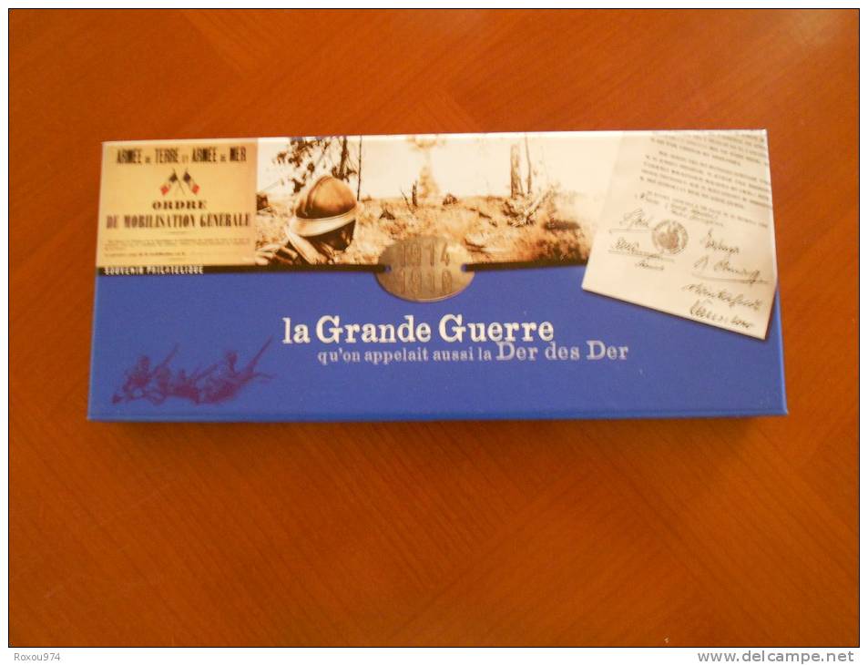 ACHAT IMMEDIAT!! SOUVENIR PHIL."LA GRANDE GUERRE" COFFRET VOIR - Blocs Souvenir