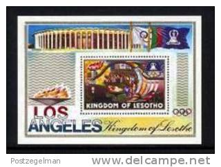 LESOTHO 1984 MNH Block Nr.21 Olympic Games Los Angeles - Summer 1984: Los Angeles