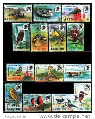 LESOTHO 1981 MNH Stamp(s) Birds Definitive Series 330-343 #2666 - Other & Unclassified