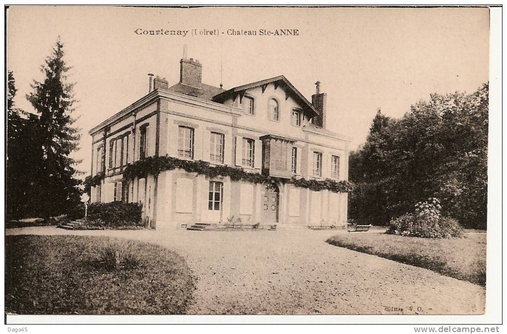 Courtenay (Loiret) - Chateau Ste-ANNE - Courtenay