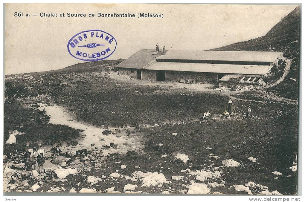 Chalet Et Source Thermale De Bonnefontaine (Moléson). N´existe Plus - Santé