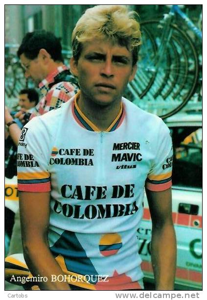 Angemiro BOHORQUEZ Tour De France 1987 Départ De Troyes - Cycling