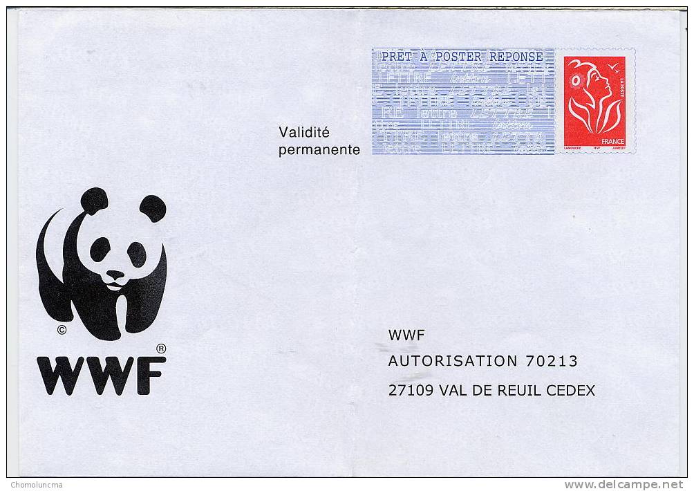 Ours Panda W W F WWF Mint  Pre Paid Enveloppe - Ours