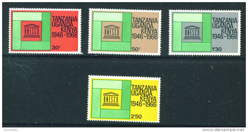 KENYA UGANDA AND TANGANYIKA  -  1966  UNESCO  MM (hinge Remainders) - Kenya, Ouganda & Tanzanie