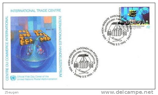 UN VIENNA 1990 MICHEL NO: 98  FDC - Autres & Non Classés