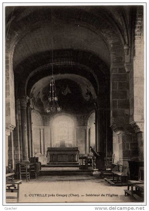 GRACAY - ST OUSTRILLE - Intérieur De L'Eglise - Graçay