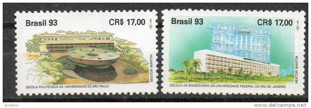 61  -Brasil  -1993- Universidades De San Pablo Y  Rio De Janeiro -   REBAJADO !!!! - Neufs