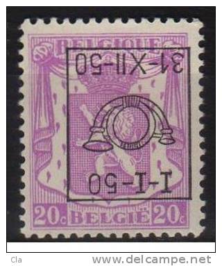 PO  601  *  Surch. Renversée 60 - Typos 1936-51 (Kleines Siegel)