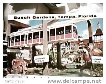 USA  FLORIDA - TAMPA - Busch Gardens Skyrail Safari - Monorotaia TRENO  TRAIN  SOSPESO VB1975  DO4115 - Tampa