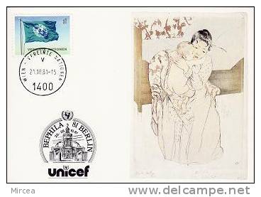 M-5412 - ONU Unicef 1981 - Carte Maximum - UNICEF