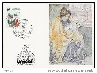 M-5432 - ONU Unicef 1985 - Carte Maximum - UNICEF
