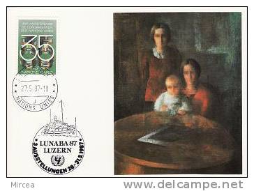 M-5434 - ONU Unicef 1987 - Carte Maximum - UNICEF