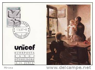 M-5435 - ONU Unicef 1987 - Carte Maximum - UNICEF
