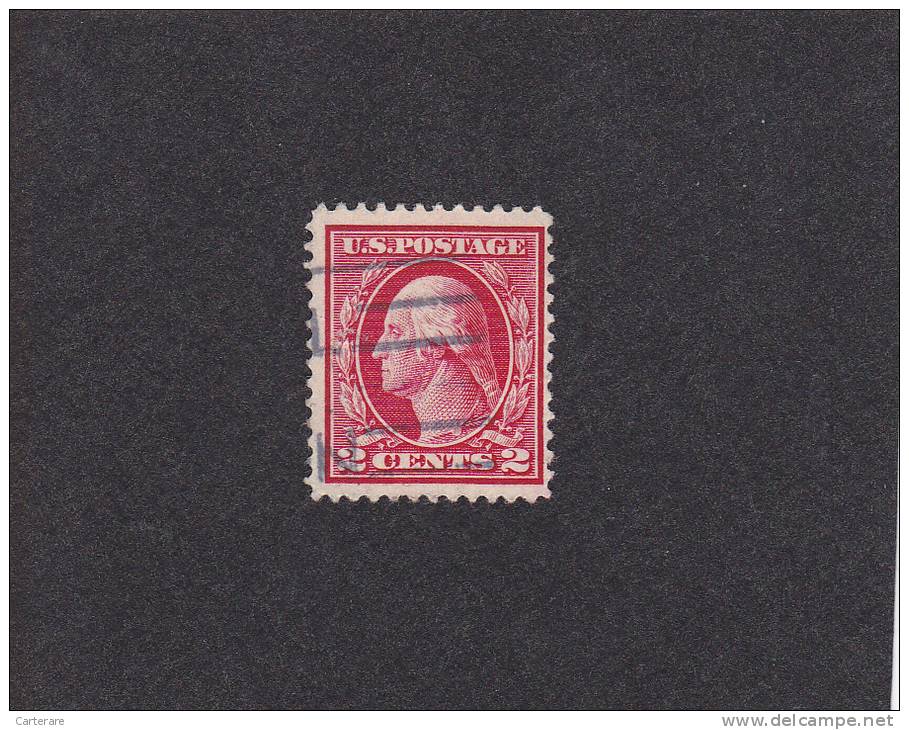 USA,ETATS UNIS,AMERIQUE,UNITED STATES,timbre Ancien,stamp,postage,2 Cents,rouge Carmin - Used Stamps