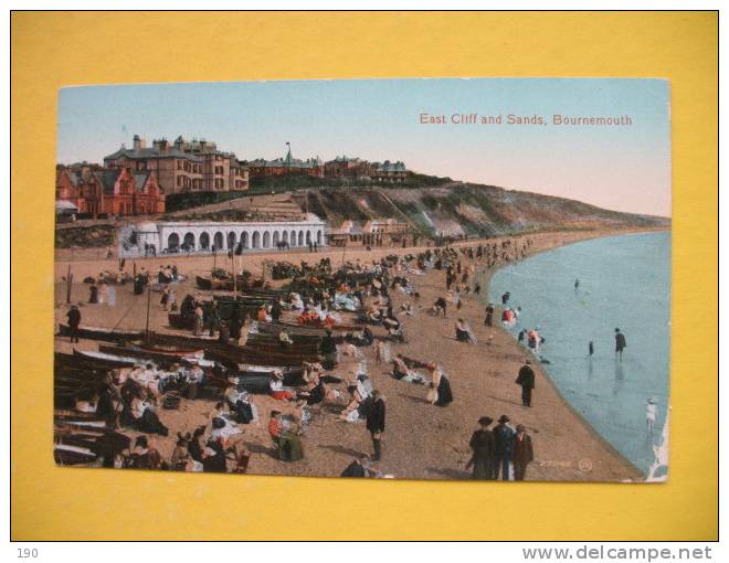 Bournemouth East Cliff And Sands - Bournemouth (avant 1972)