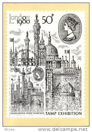 5524 - Grande Bretagne 1980 - Carte Massime
