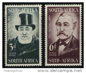 UNION OF SOUTH AFRICA 1955 MNH Stamp(s) Pretoria Centenary 253-254 #2461 - Unused Stamps