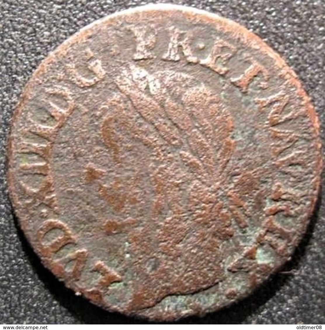 Double Tournois Louis XIII, Type Warin , 1643 A, TB+ - 1610-1643 Louis XIII The Just