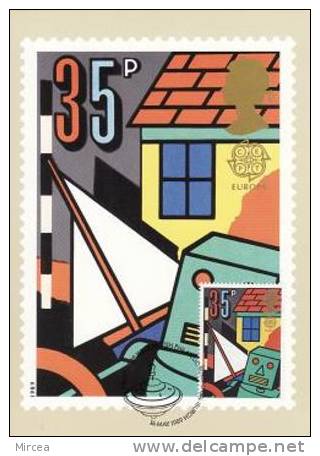 5558 - Grande Bretagne 1989 - Maximumkarten (MC)
