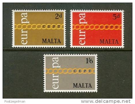 MALTA 1971 MNH Stamp(s) Europa 422-424 - Malta