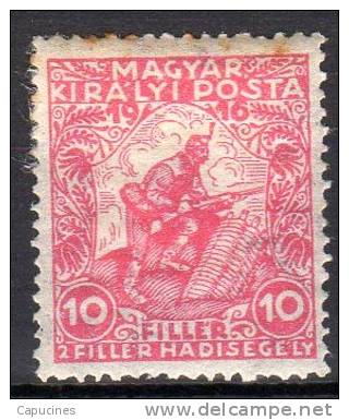HONGRIE -1916-17: "Au Profit Des Victimes De Guerre" - N° 159* - Unused Stamps