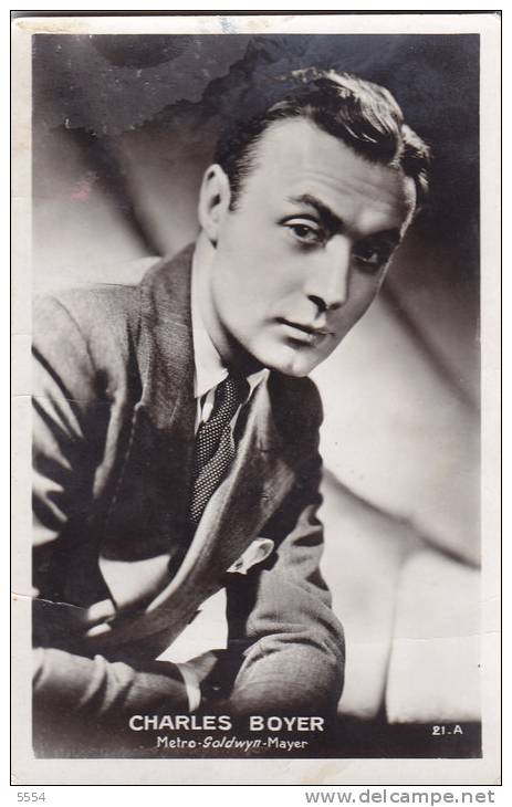 Cpa  Themes Artistes   Charles Boyer - Artistes