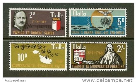 MALTA 1969 MNH Stamp(s) Cremona 389-392 - Malta