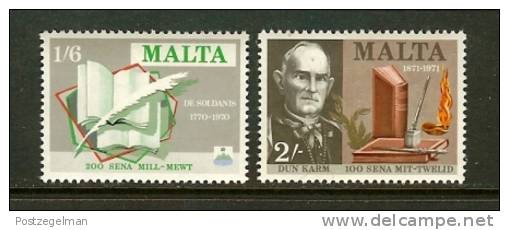 MALTA 1971 MNH Stamp(s) Poets 420-421 - Malta