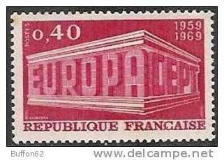 F - France (1969) - Europa : Building CEPT. Taille-douce, Dentelé 13. Y&T N°1598. - 1969