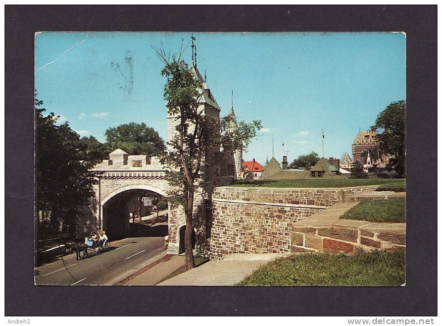 QUÉBEC -  LA PORTE SAINT LOUIS - 1873 - VIEUX QUÉBEC - PAR JC RICARD - Québec – Les Portes