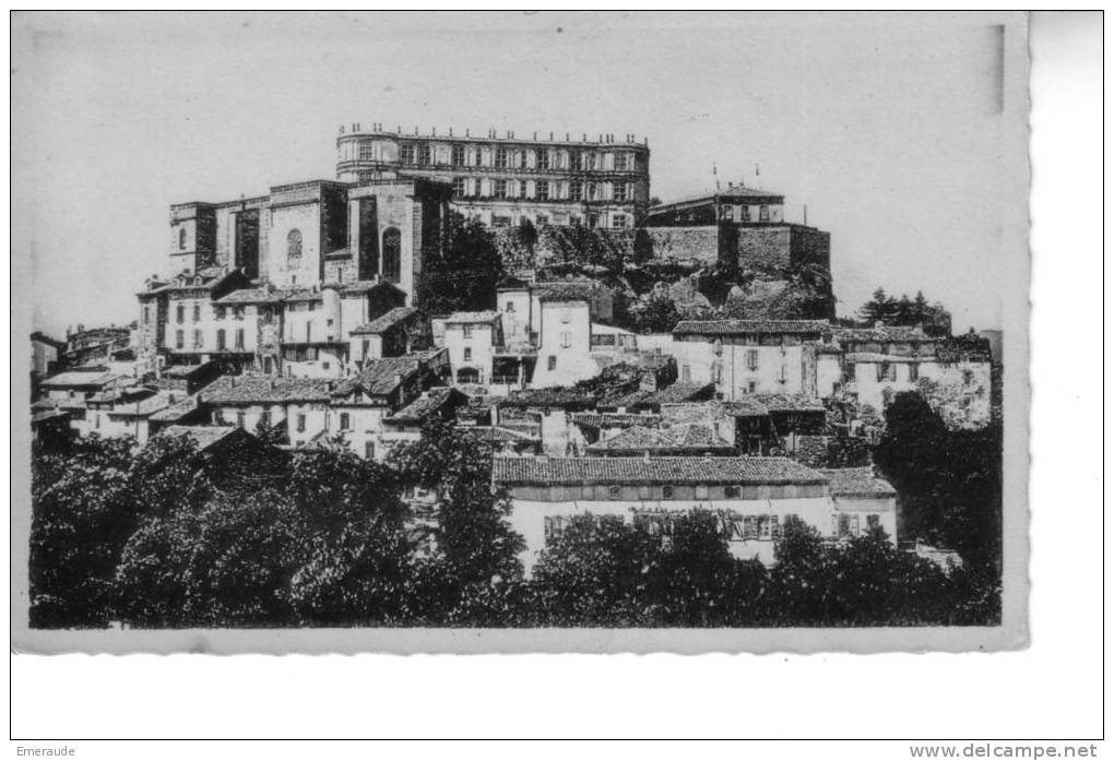 GRIGNAN Vue D'ensemble Du Château CPSM - Grignan