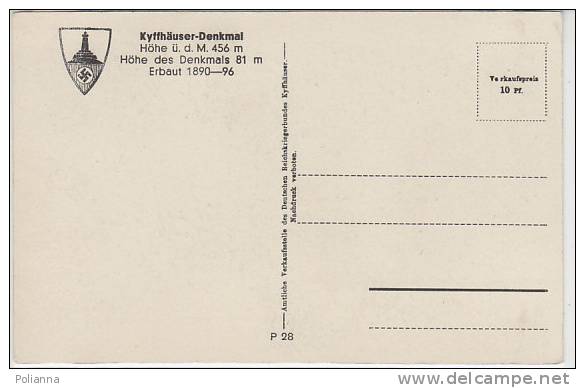 PO1358B# GERMANIA - GERMANY - KYFFHÄUSER-DENKMAL  No VG - Kyffhäuser