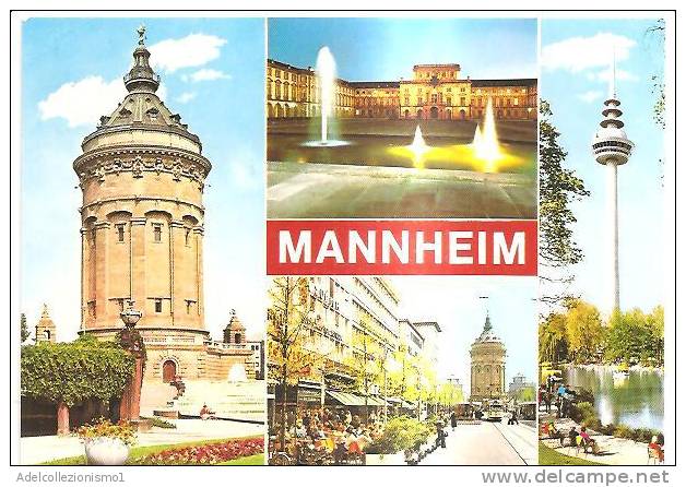 65310)cartolina Illustratoria Località Di Mannheim - Mannheim