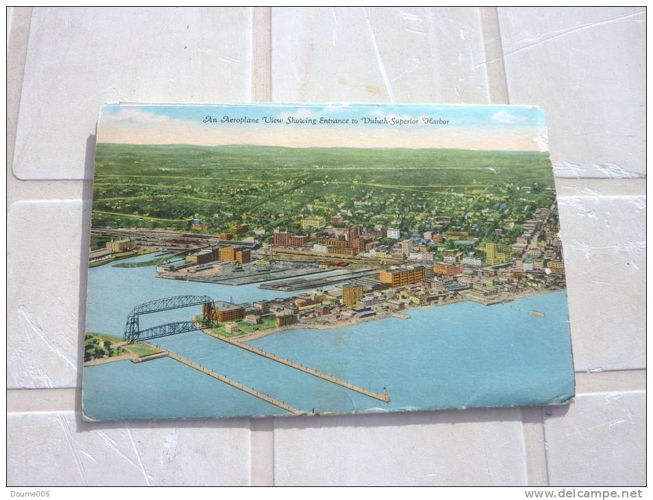 26 vues of duluth from aeroplane format carte postale                            RARE