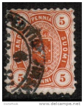 FINLAND   Scott #  18  F-VF USED - Usados