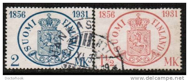 FINLAND   Scott #  182-3  VF USED - Used Stamps