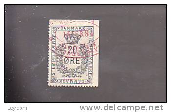 Danmark - 20 Ore - - Revenue Stamps